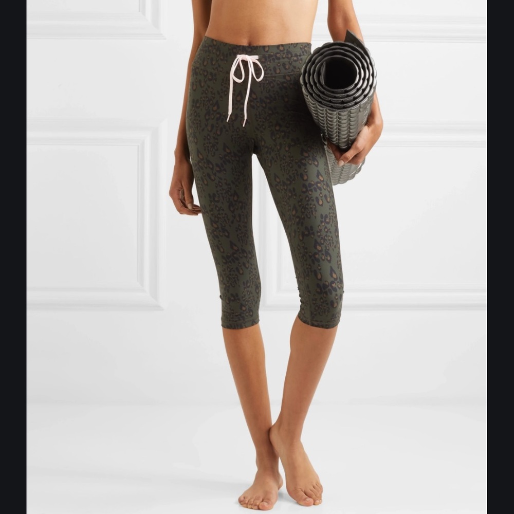 The Upside Cropped Leopard Print Leggings